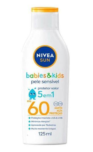 Imagem de Protetor Solar Nivea Sun Babies & Kids - FPS 60