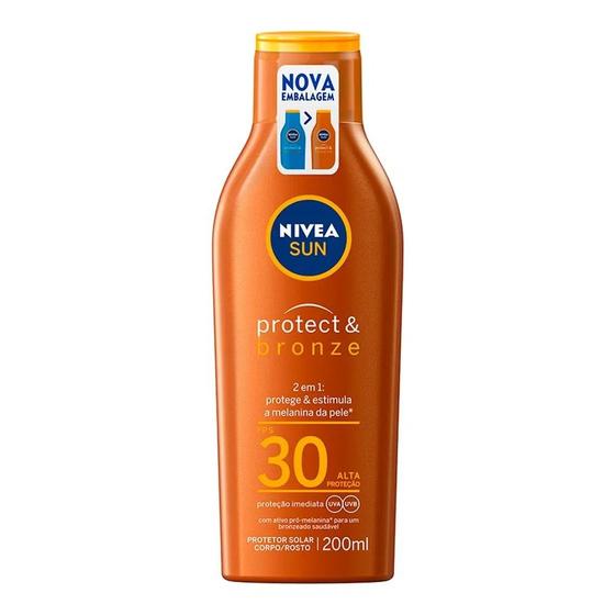 Imagem de Protetor Solar Nivea Sun Protect & Bronze FPS 30 200ml