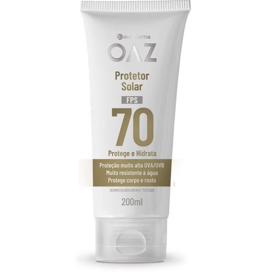 Protetor Solar OAZ Creme FPS70 200ml Imagem de Protetor Solar OAZ Creme FPS70 200ml