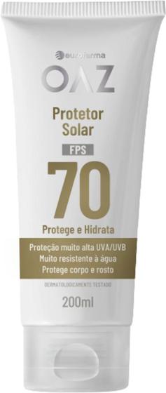 Imagem de Protetor Solar Oaz Fator 70 Fps Vegano Com Toque Seco 200ml