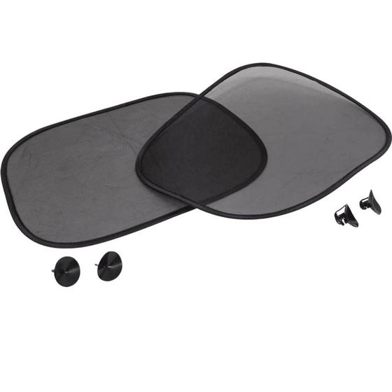 Protetor Solar para Carros Vidro Lateral Infantil Preto Quebra Sol 2 Unidades Buba Protetor