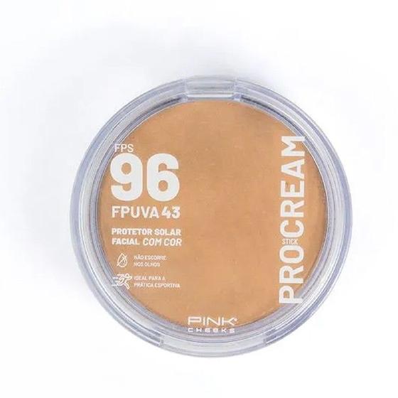 Imagem de Protetor Solar Pro Cream Ultra Multifuncional, Pink Cheeks, FPS96 FPUVA43 Cor PRO10 (Claro) 14G