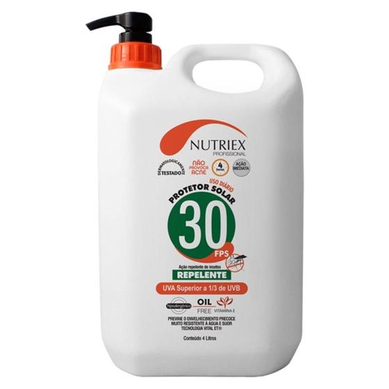 Imagem de Protetor Solar Profissional com Repelente FPS 30 1/3 UVA 4 L