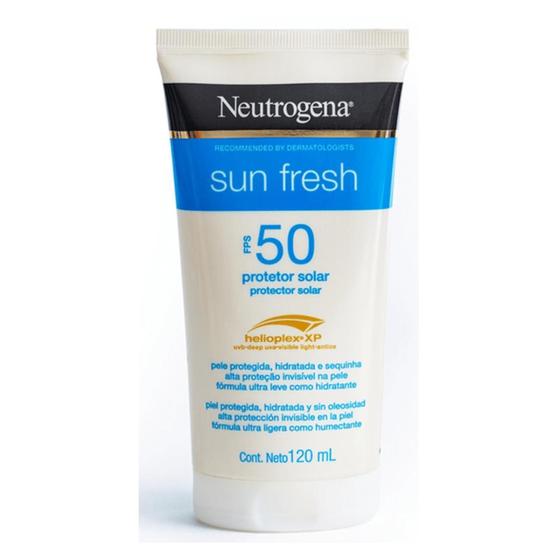 Imagem de Protetor Solar Rosto e Corpo Neutrogena Sun Fresh Fps 50 120ml