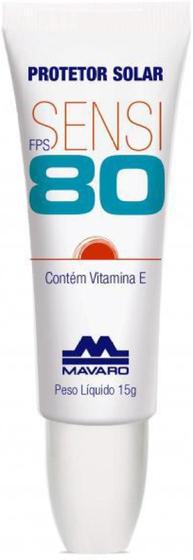 Imagem de Protetor Solar Sensi Fps 80 Mavaro Bisnaga 15G