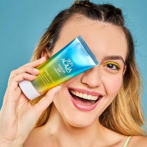 Protetor Solar Skin Aqua Tone Up UV Essence Mint Green FPS50