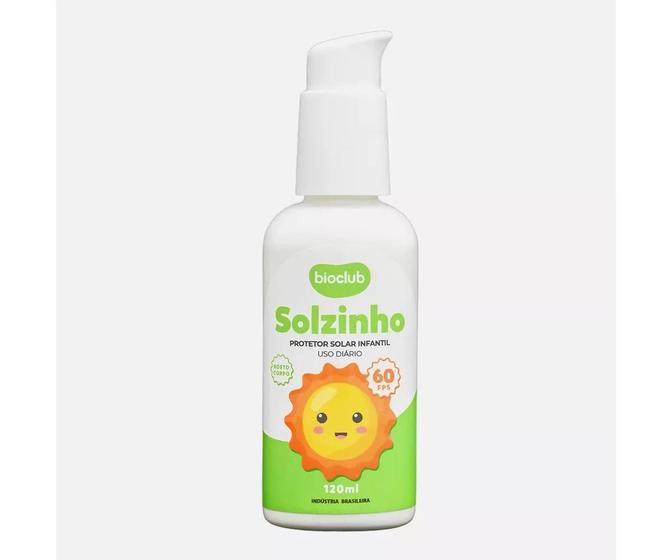 Imagem de Protetor Solar Solzinho FPS60 Natural Vegano 120ml - Bioclub