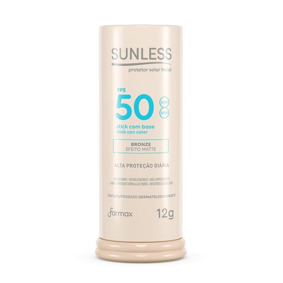 Imagem de Protetor Solar Stick Com Base Bronze Sunless 12G