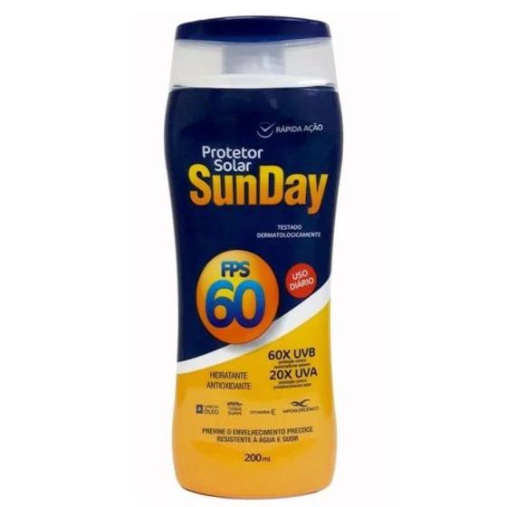 Protetor Solar Sunday FPS 60 200ML - Nutriex Profissional - Protetor ...