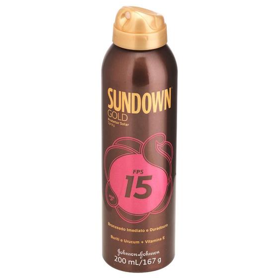 Imagem de Protetor Solar Sundown Gold Spray FPS 15 200ml NPI