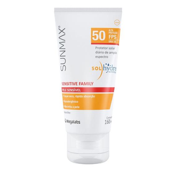 Imagem de Protetor Solar Sunmax Sensitive FPS 50 Loção Oil Free 160ml