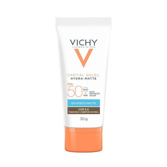 Imagem de Protetor Solar Vichy Capital Sole Hydra Matte FPS 50 Cor 5.0 30g