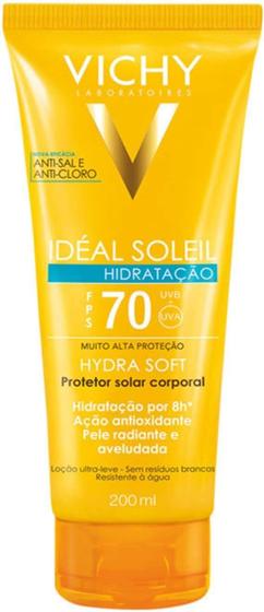 Imagem de Protetor solar vichy ideal soleil hydrasoft fps70 200ml