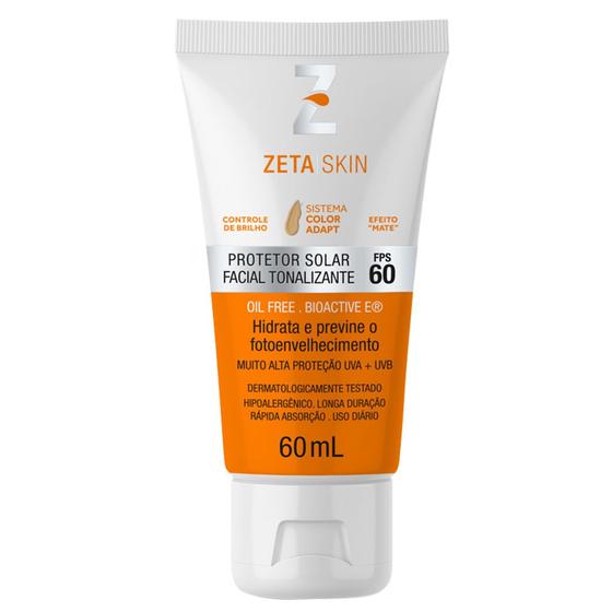 Imagem de Protetor Solar Zeta Skin FPS60 Facial Tonalizante 60ml