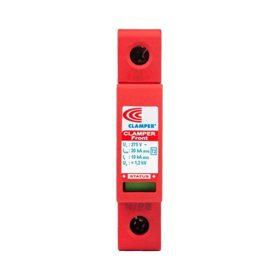 Protetor Surto Dps Clamper Anti Raio Vcl 275v 20ka Front plugável Menor preço em Protetor Surto Dps Clamper Anti Raio Vcl 275v 20ka Front plugável