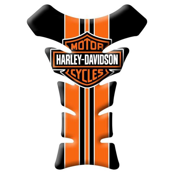 Imagem de Protetor Tanque Harley Davidson Logo Listras Pro