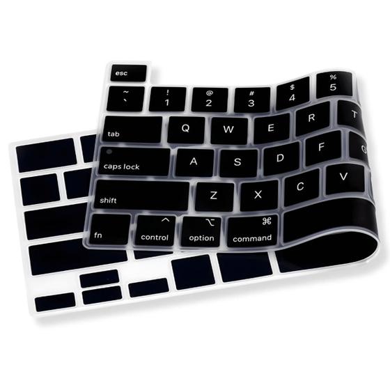 Imagem de Protetor Teclado Compatível Com MacBook Pro 13" Polegadas M1M2 - Modelo A2338 - Ano: 2019 Até 2022