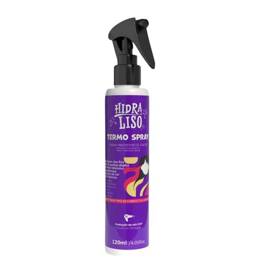 Imagem de Protetor Térmico Capilar Hidraliso Termo Spray Cabelo 120ml