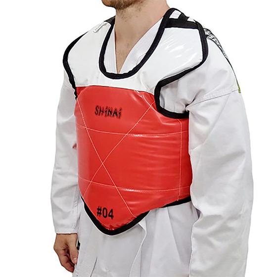 Protetor Torax Shinai Taekwondo Oficial Dupla Face Adulto - Artes ...