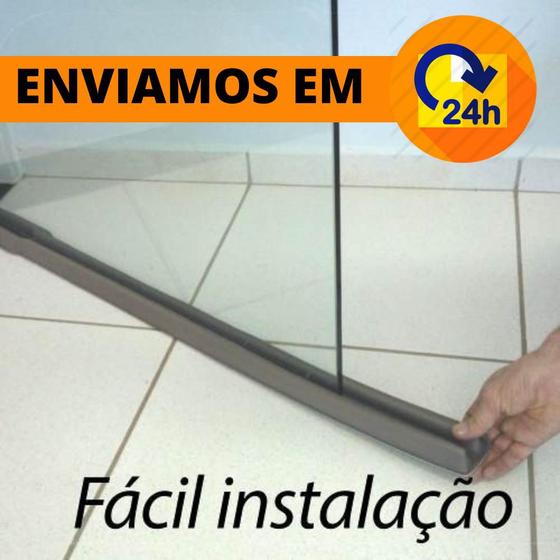 Protetor Veda Porta Vidro Blindex 50 Cm Até 2 Metros Todos Os Tamanhos Contra Insetos Menor preço em Protetor Veda Porta Vidro Blindex 50 Cm Até 2 Metros Todos Os Tamanhos Contra Insetos
