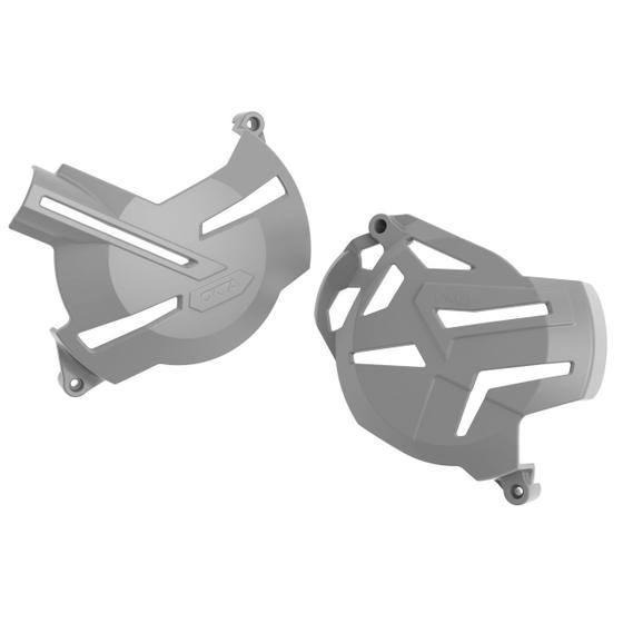 Imagem de Protetores Motor Para Motos Honda CRF 250F Cinza Kit 10un