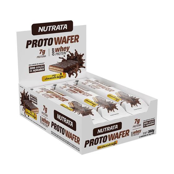 Imagem de Proto Wafer Chocolate Belga - Nutrata 12 Un.