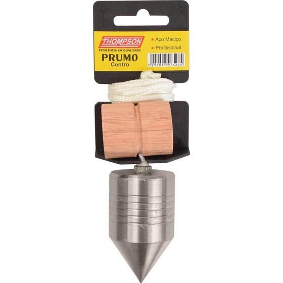 Imagem de Prumo Aço Macico Centro 500g Thompson