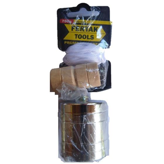 Imagem de Prumo Maciço Profissional Em Aço 750G