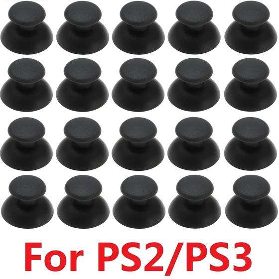 Imagem de PS3 PS2 Controlador Analógico Joystick Tampa De Cogumelo 10-100pcs 3D Shell Thumb Stick