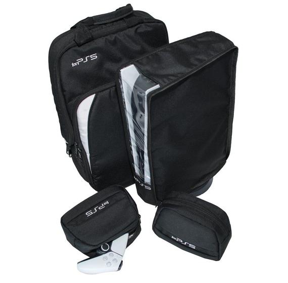 Imagem de PS5 - Bolsa para PS5 + Capa console PS5 e  2 Cases para Controles PS5