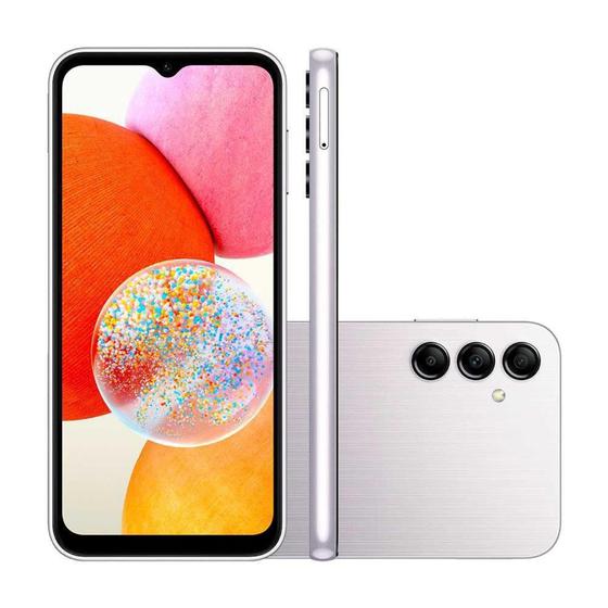 Samsung Galaxy A14 4g A145m 128gb Prata - Dual Chip