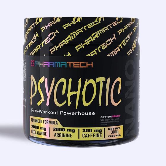 Imagem de Psychotic Pre-Workout PowerHouse - Cotton Candy - 300G - Pharmatech