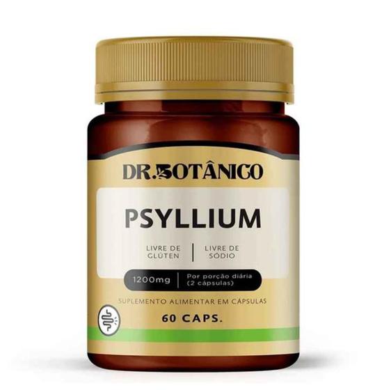 Imagem de Psyllium 1200Mg 60 Capsulas Dr. Botanico