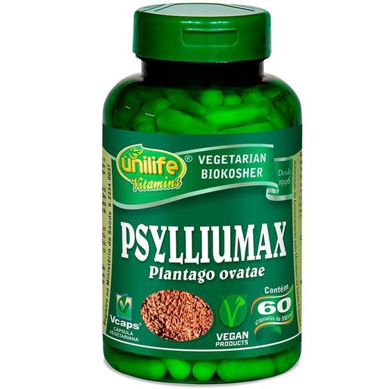 Imagem de Psyllium 60 Cápsulas Psylliumax Unilife