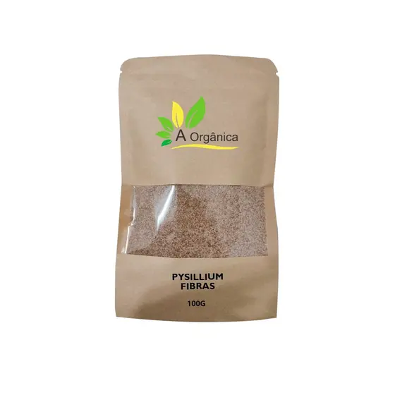 Psyllium Husk Rico Em Fibras 100g, Rico Em Fibras Para Dietas E Bemestar, Sem Glúten E Vegano - A organica