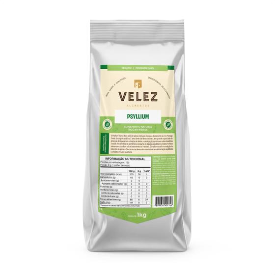 Imagem de Psyllium Husk Rico em fibras VELEZ  1 Kg