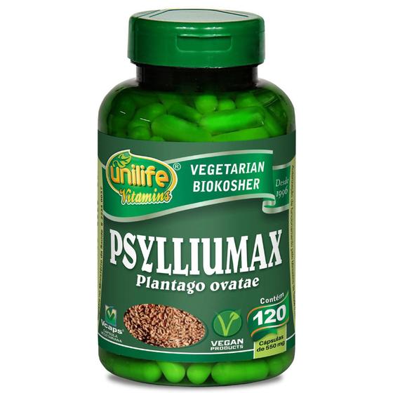 Imagem de Psylliumax psyllium 60caps 550mg unilife - Unilife