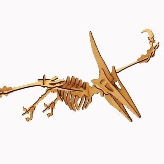 Imagem de Pterodáctilo Quebra Cabeça 3d. Miniatura Em Mdf