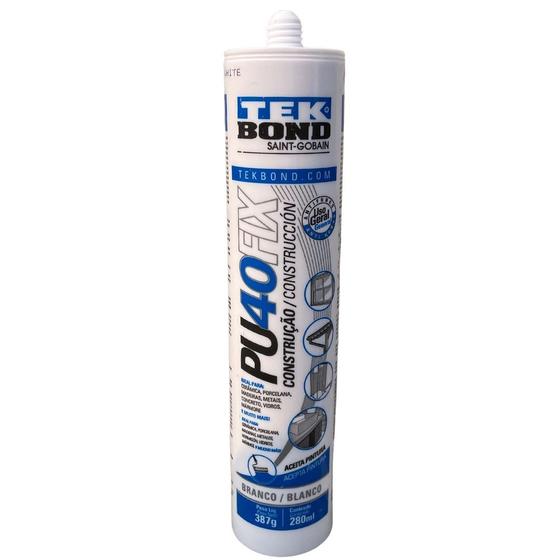 Imagem de PU FIX 40 BRANCO Cartucho TEKBOND 387gr280ml - TEKBOND