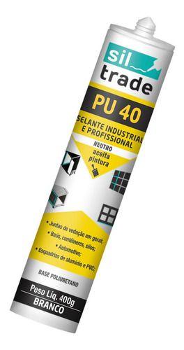 Imagem de Pu40 Selante Base Poliuretano Sil Trade Branco 400g