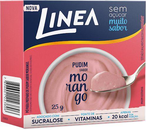 Imagem de Pudim Diet de Morango Sem Açucar Açúcar Linea 25g