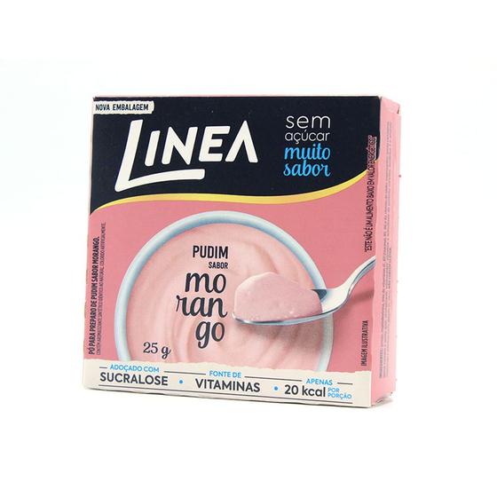 Imagem de Pudim Sabor Morango Sem Açúcar Linea 25g