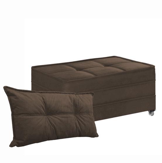 Pufe Cama Solteiro Dobrável Com Almofada Menor preço em Pufe Cama Solteiro Dobrável Com Almofada