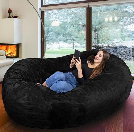 Pufe Suede Almofadao Nuvem Redondo 140x20 Puff C Enchimento Menor preço em Pufe Suede Almofadao Nuvem Redondo 140x20 Puff C Enchimento
