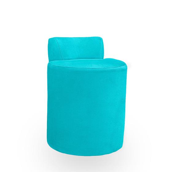 Imagem de Puff  Banqueta Alto Confortável Reforçado Minimalista Roma Suede