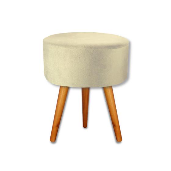 Puff Banqueta Redondo Ilítia Luxo Decorativo Retro Vintage Menor preço em Puff Banqueta Redondo Ilítia Luxo Decorativo Retro Vintage