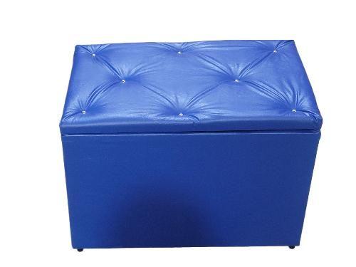 Imagem de Puff Bau Organizador E Decorativo 58x36x43 Ideal para Guardar Brinquedos de Crianças