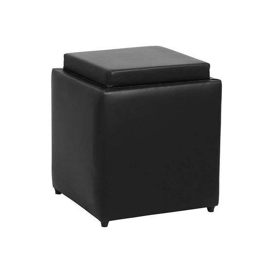 Imagem de Puff com Baú Tray Preto