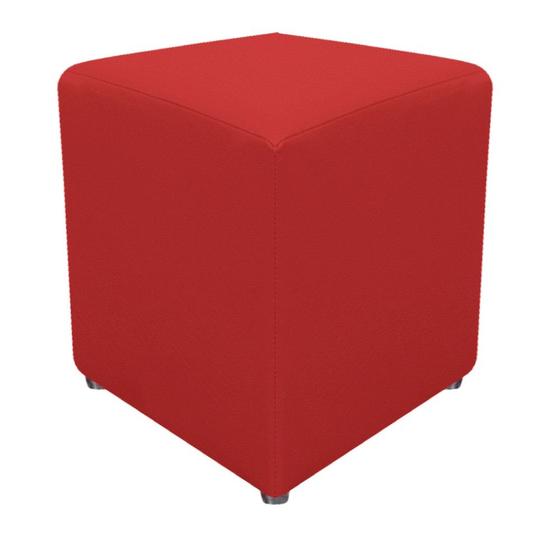 Imagem de Puff Decorativo Dado Corano Vermelho - KDAcanto Móveis