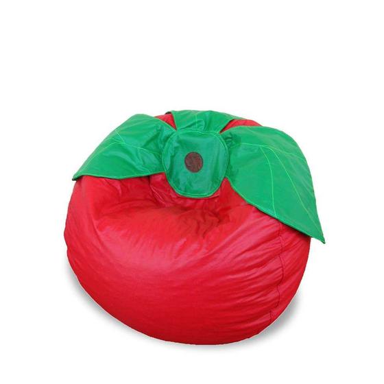 Imagem de Puff Infantil Frutinha material sintético Vermelho